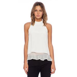 LAST CHANCE | Elizabeth & James Ivory silk top XS